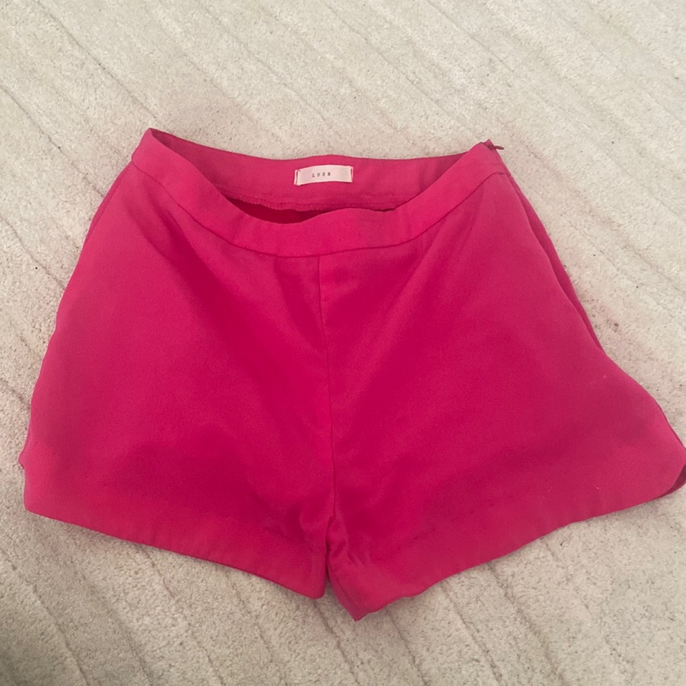Lush Hot Pink Shorts
